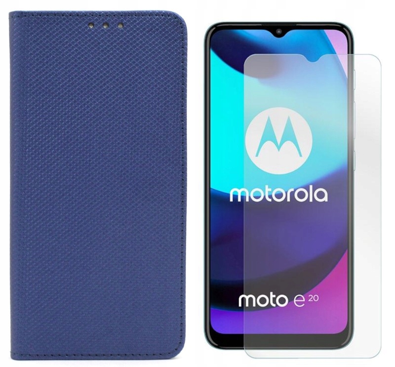 

Etui Magnet do Motorola Moto E22 E22i gran+SZKŁO