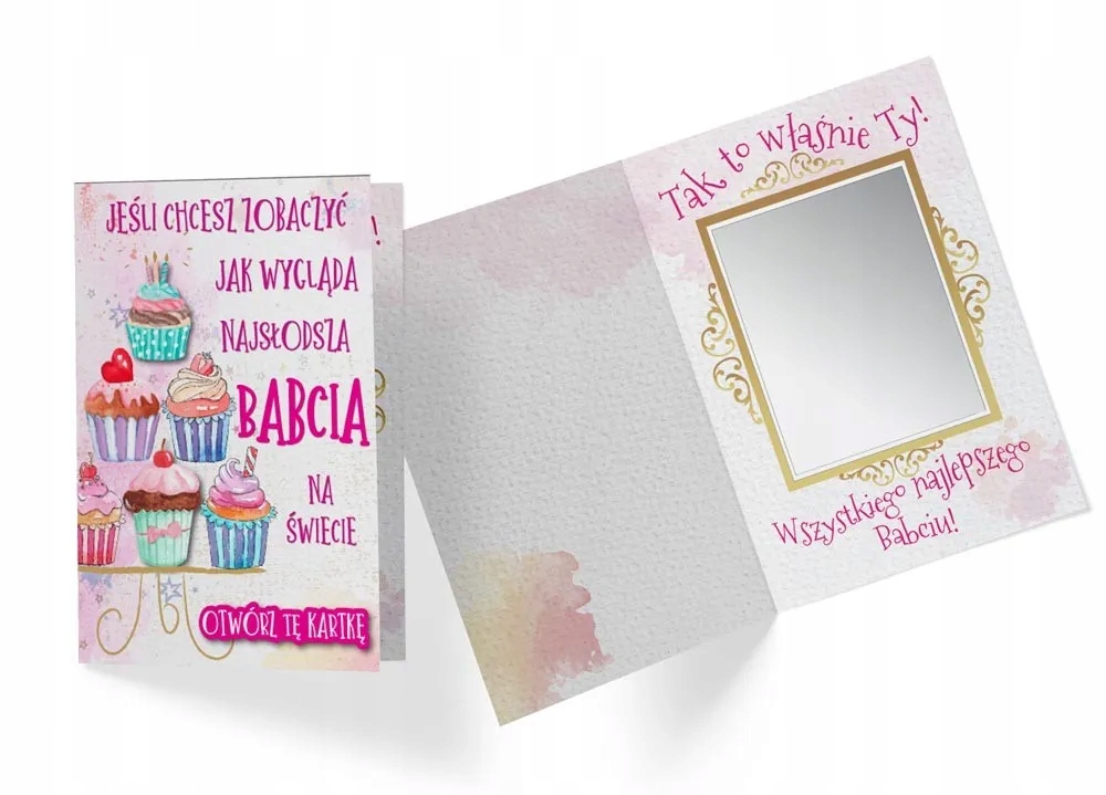 

Kartka na dzień Babci dla Babci z życzeniami