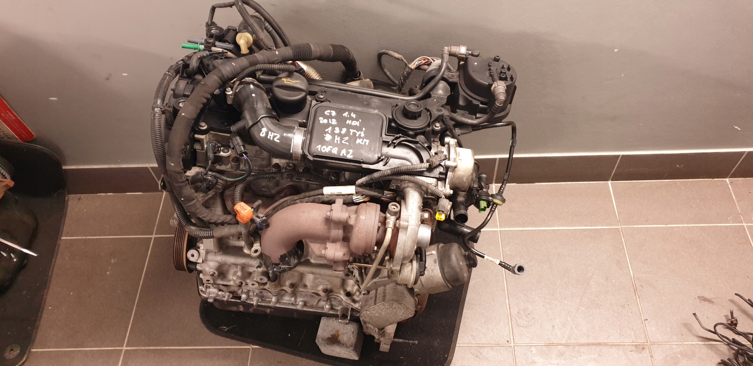 engine KPL 1.4 HDI CITROEN PEUGEOT 8HZ 10FQAZ