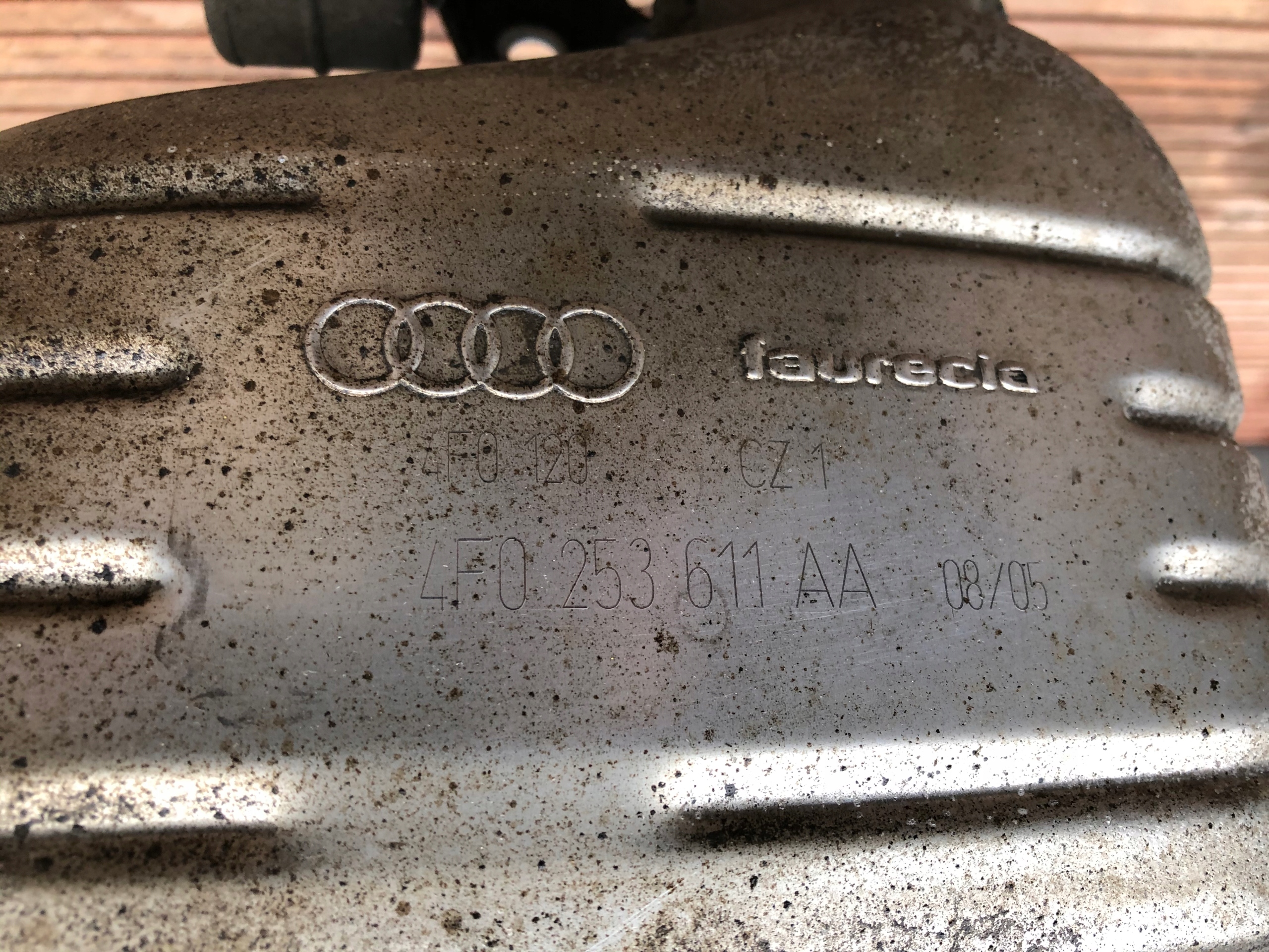 AUDI A6 C6 2.7 TDI QUATTRO complete muffler, exhaust