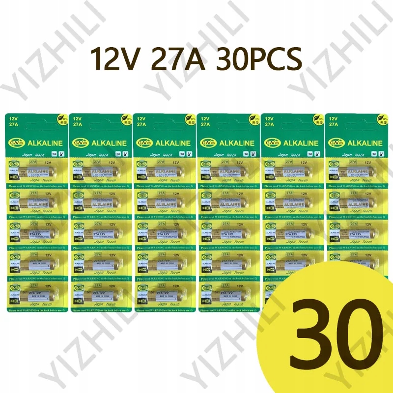 New Dry Alkaline Battery 27A 12V A27 For Doorbell Car Alarm Remote