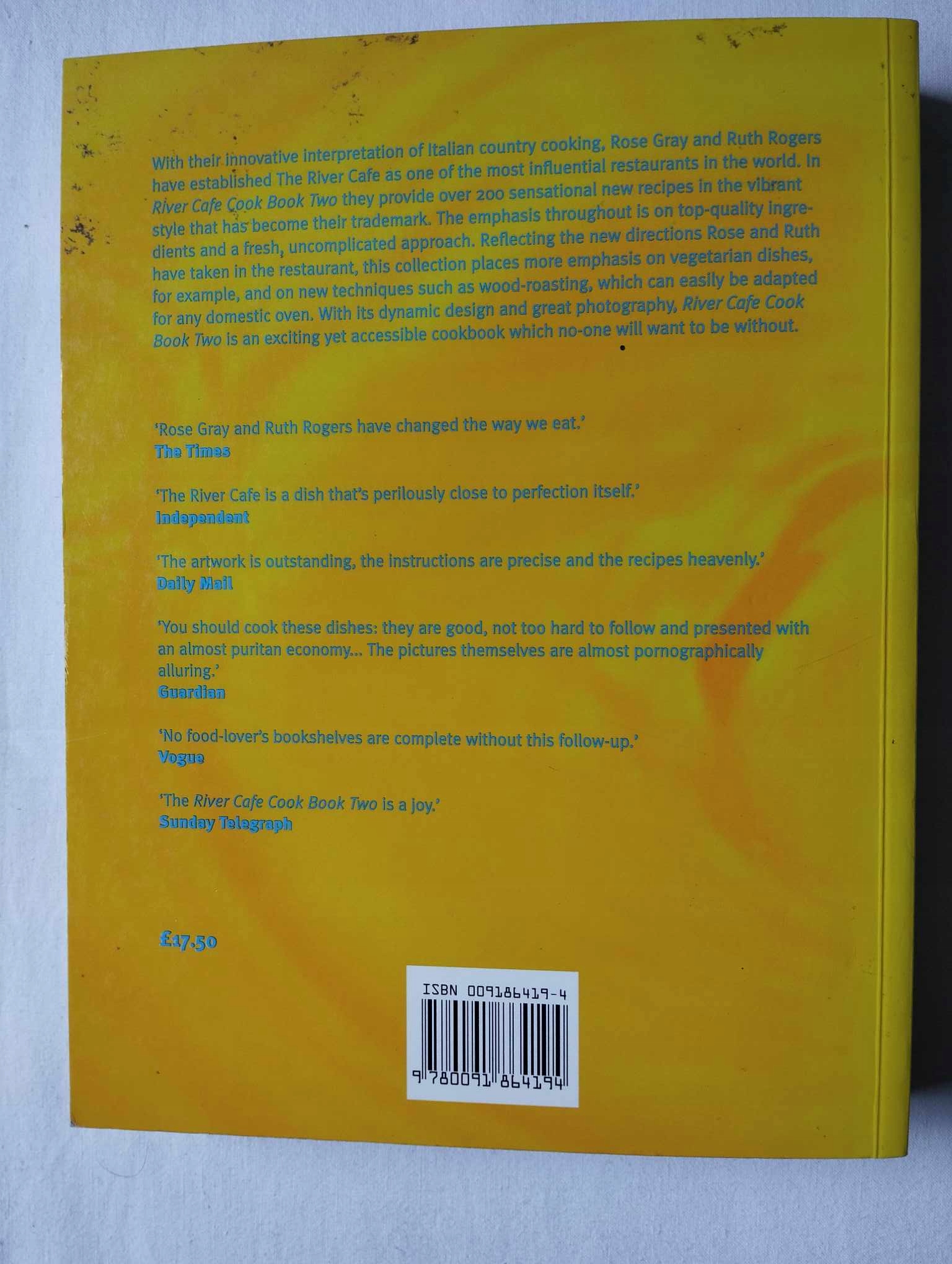 River Cafe Cook Book Two Rose Gray and Ruth Rogers Tytuł River Cafe Cook Book Two