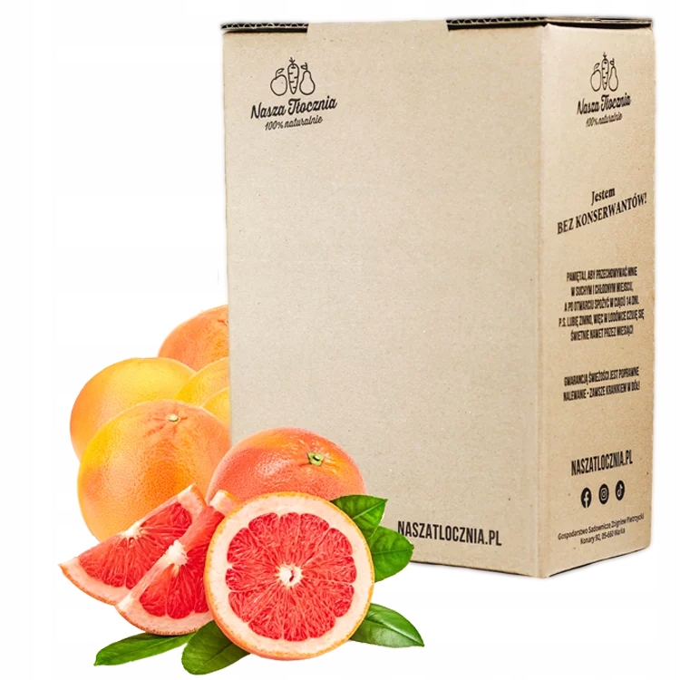 Levně Lisovaný džus 100% Grapefruit z grapefruitu Bez Cukru Bez Vody Fit Nfc 5L