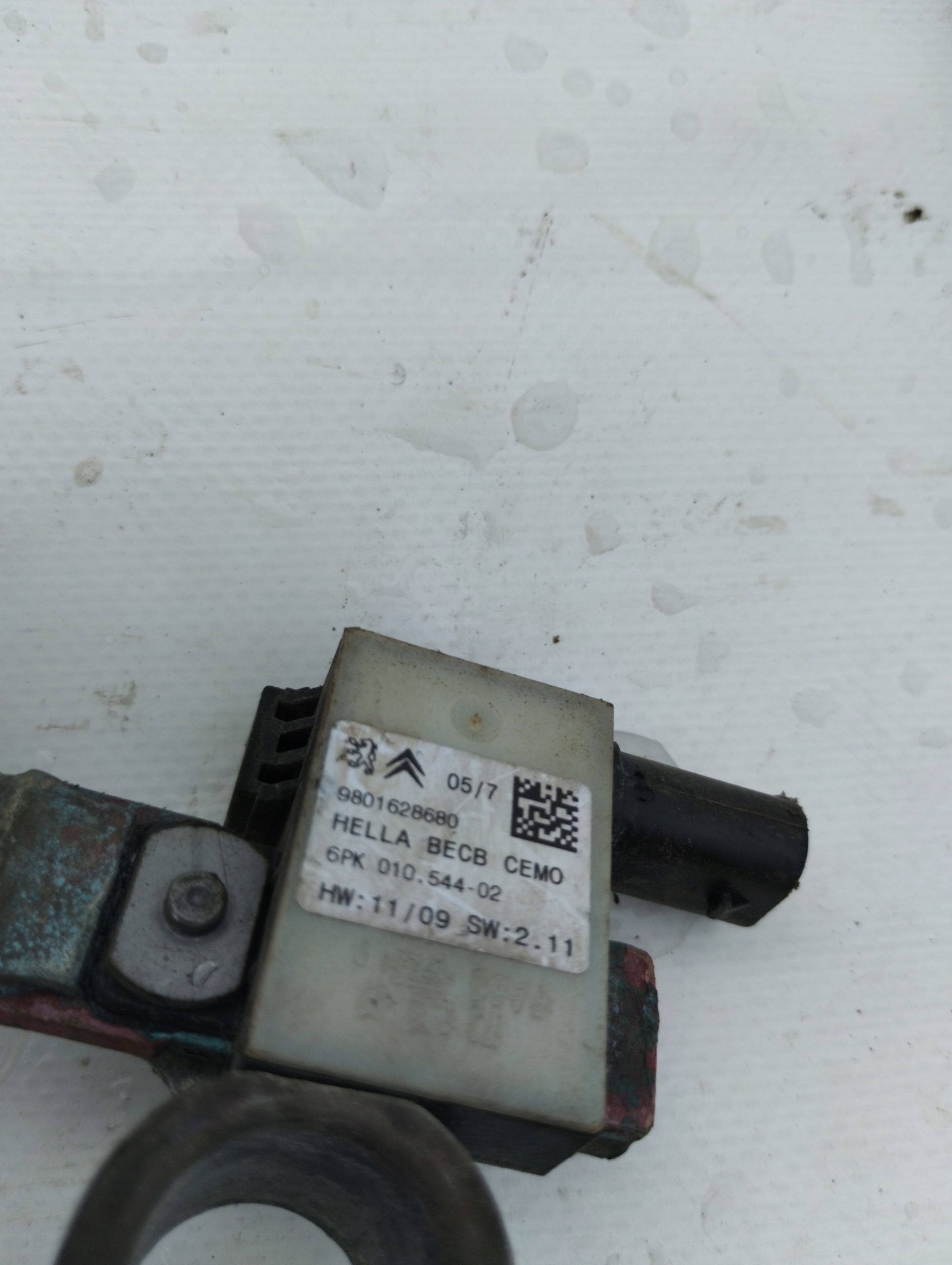 CITROEN C3 III Batteriemanagement Sensor Schlauch