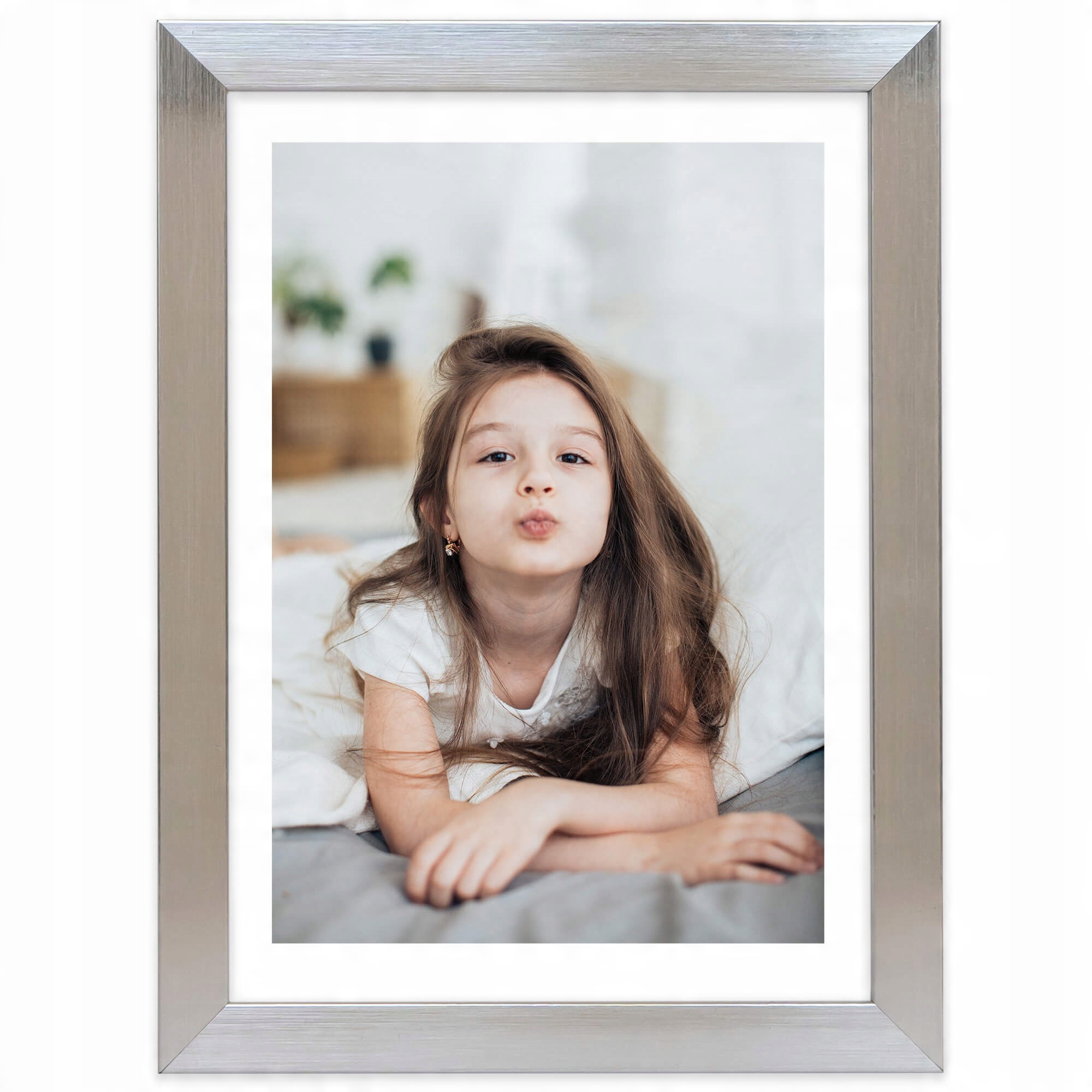 

Ramka Na Zdjęcia 15x21 Srebrne Foto Ramka Plexi