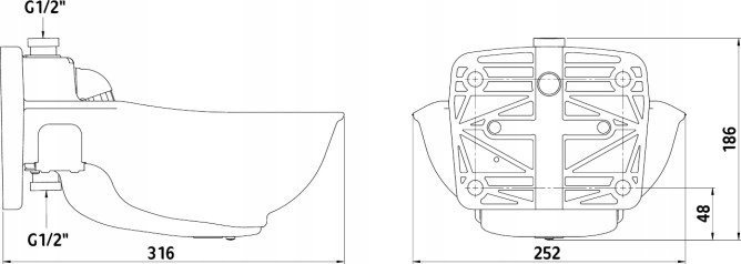 POIDŁO HP20 PODGRZEWANE DLA BYDŁA KONI 24V / 31W Rodzaj miskowe