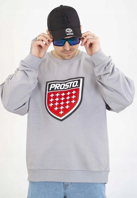 Mikina Prosto Bez Kapuce Big Shield šedá