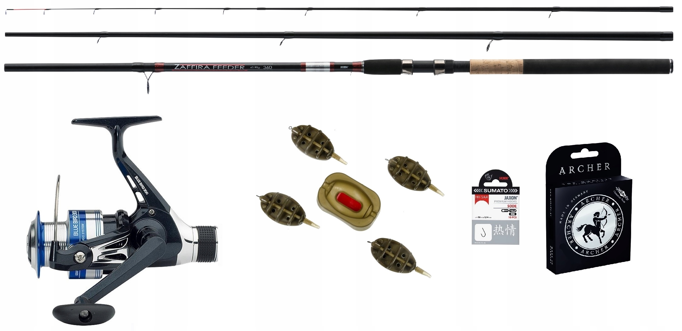 Zestaw do Method Feeder Wędka Kołowrotek Jaxon