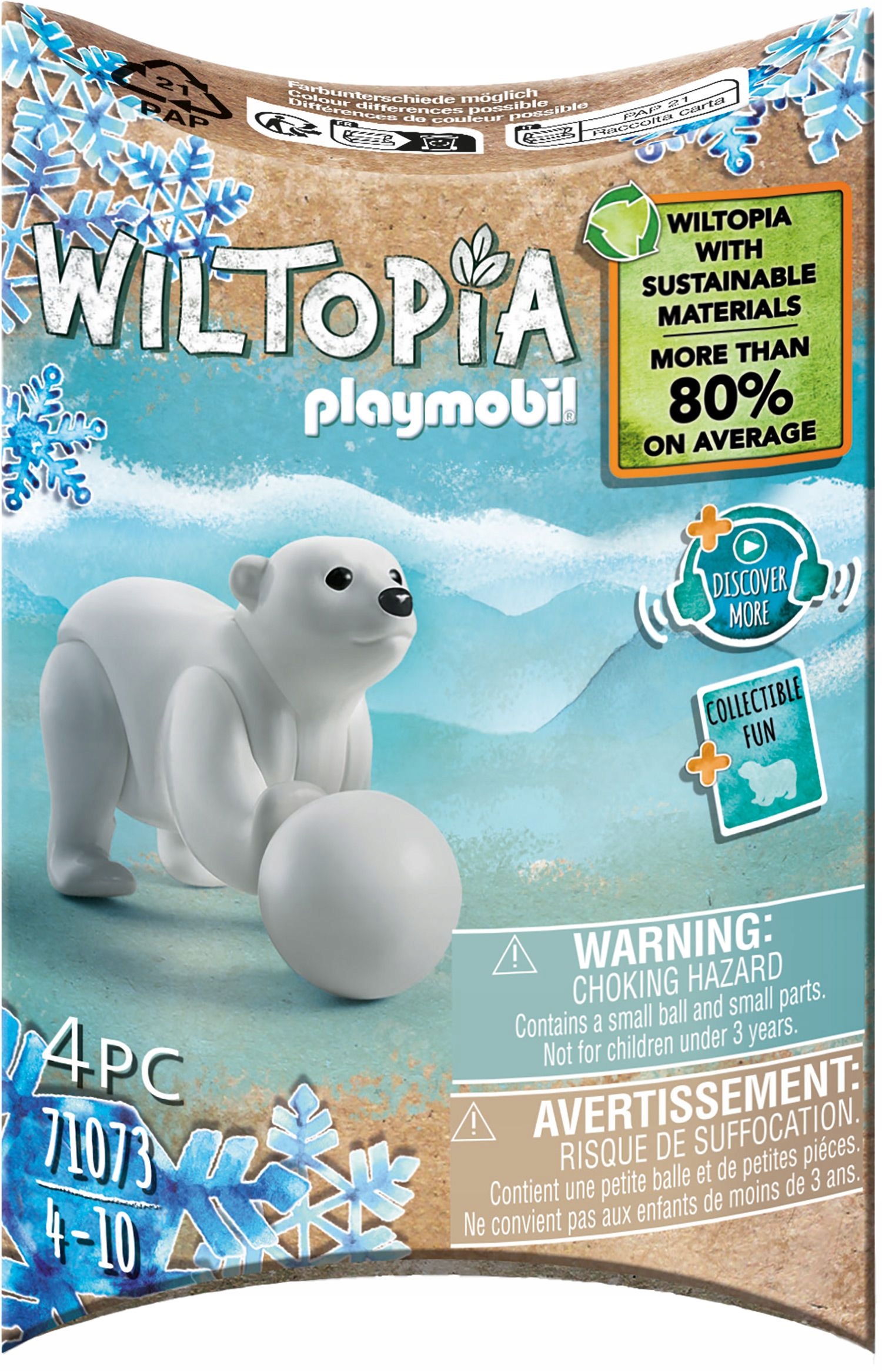 

Playmobil 71073 Mały niedźwiedź polarny Wiltopia