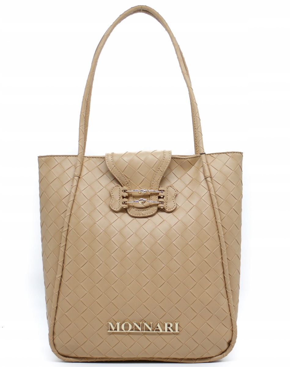 

Shopper torebka Monnari beżowy