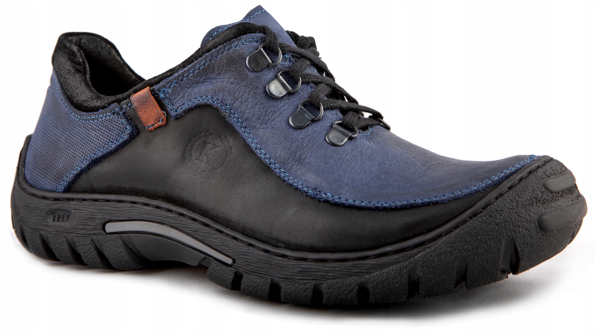 

Buty męskie Polskie trekkingowe skórzane szyte 42