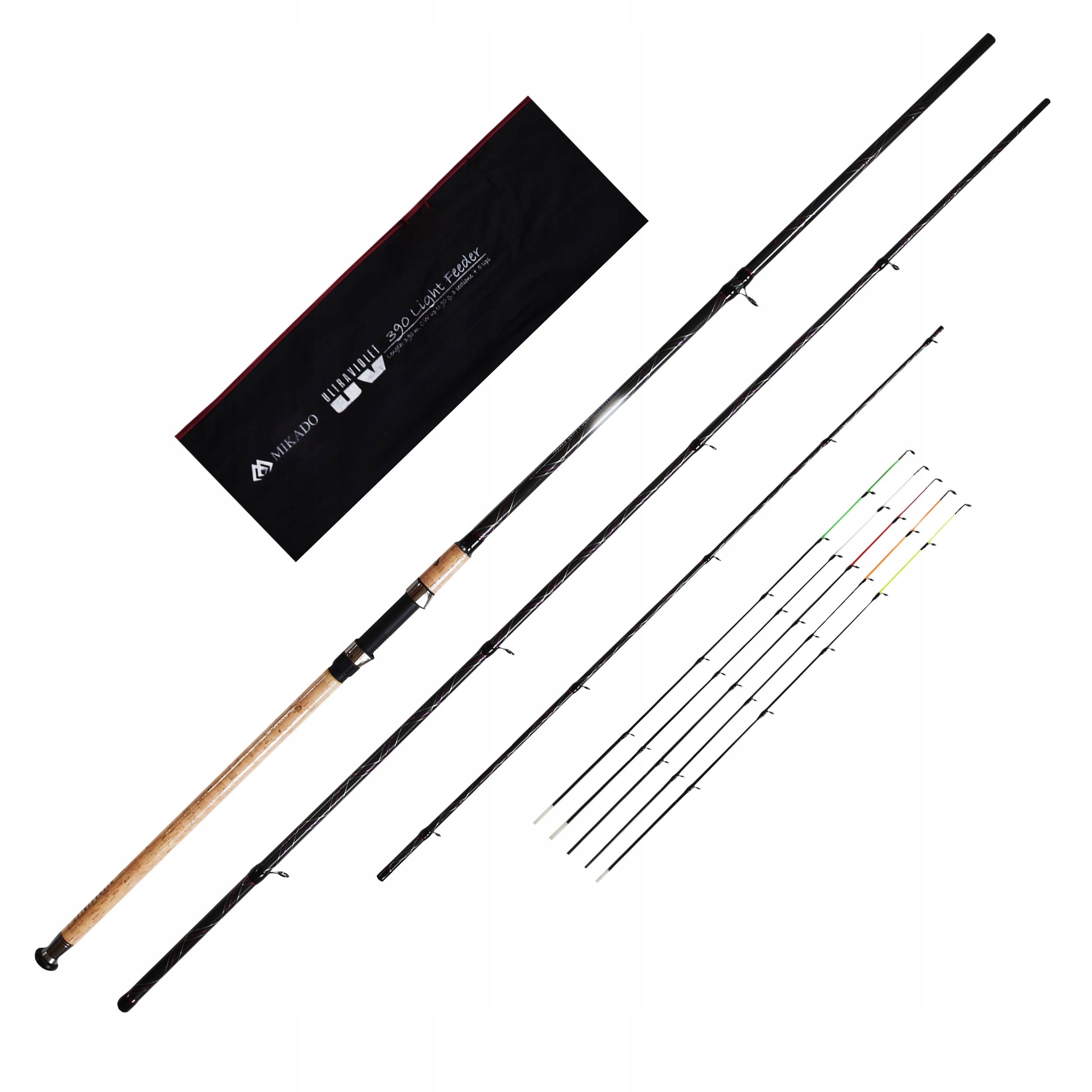 Wędka gruntowa Mikado Ultraviolet Heavy Feeder 3.90m 1-120g +3 szczytówki