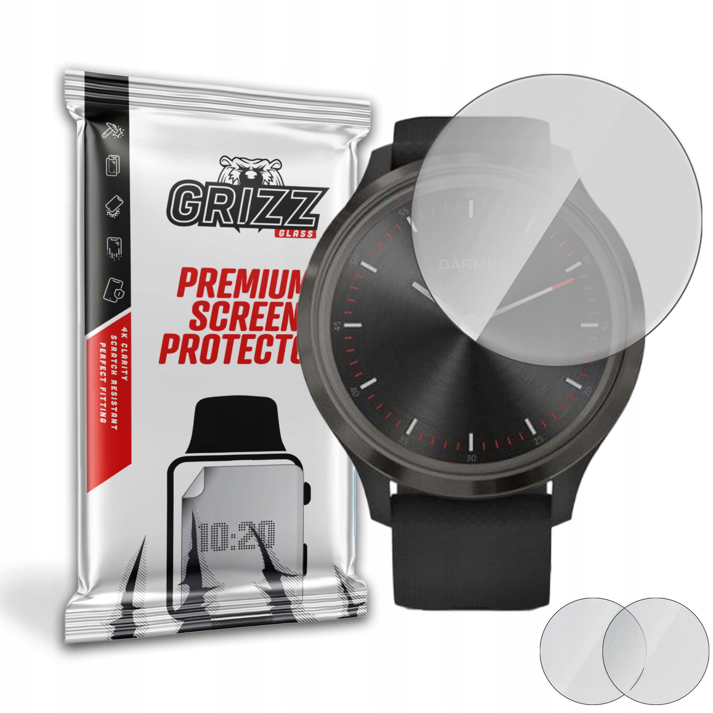 2-PAK Antyodciskowa folia ochronna do Garmin Vivomove 3