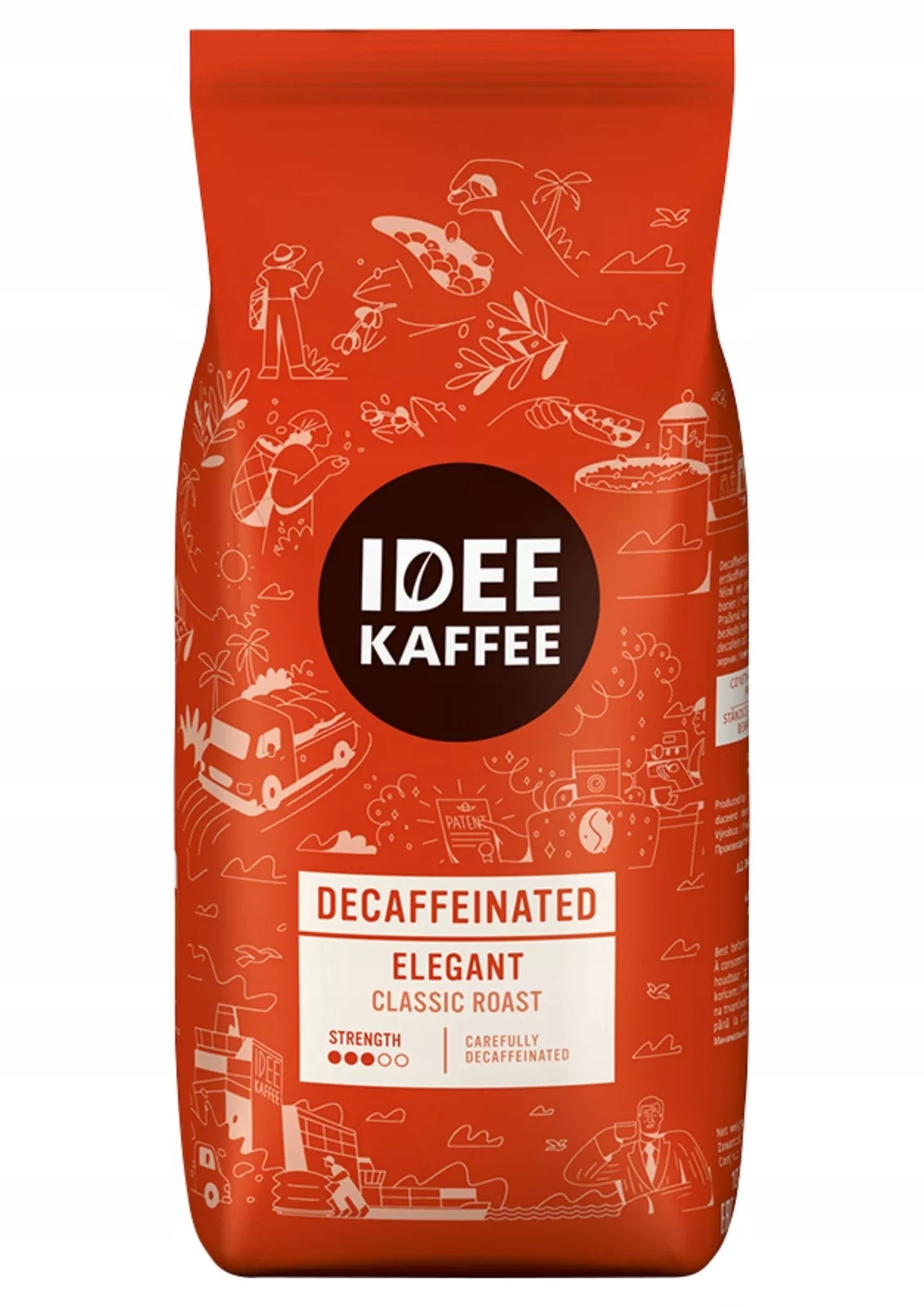 Kawa ziarnista mieszana Idee Kaffee Decaffeinated 1000 g
