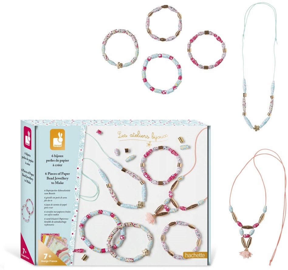 

Koraliki zestaw do tworzenia biżuterii diy Janod