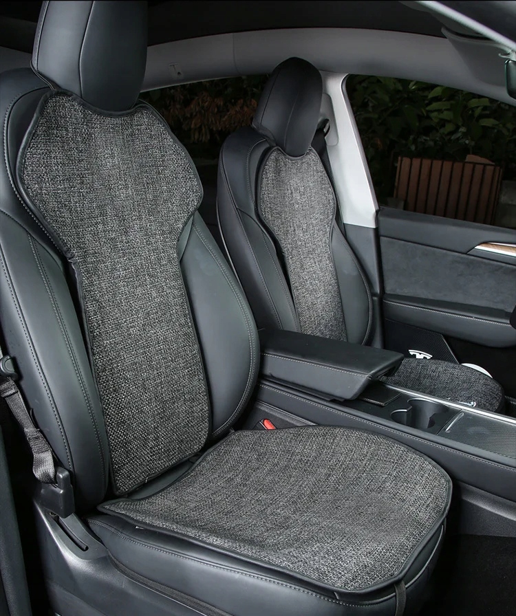 Oddychające pokrowce na przednie fotele - Tesla Model 3/Y