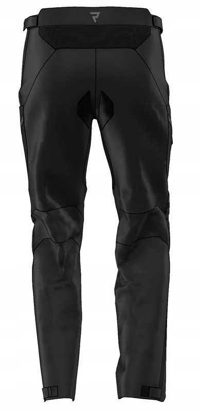 SPODNIE TEKSTYLNE REBELHORN SCOUT BLACK (3XL) Rozmiar XXXL