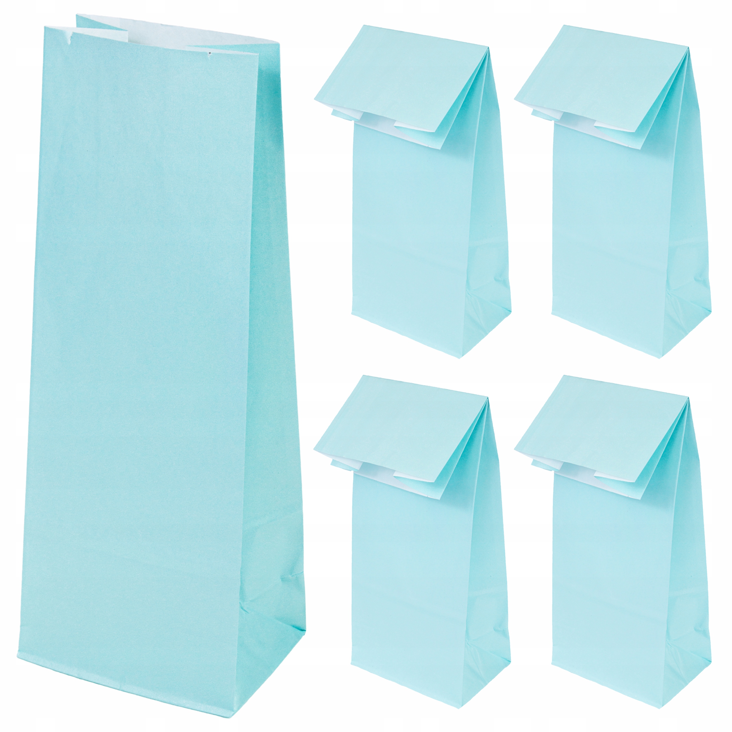 

Torby papierowe Pastelowe niebieskie Pakiet