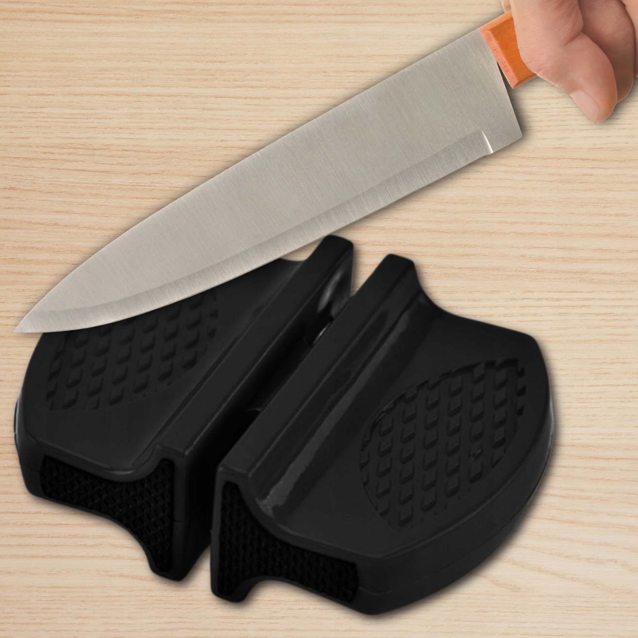 OSTRZAŁKA DO NOŻY CERAMICZNA OSEŁKA WĘDKARSKA BIWAKOWA CZARNA DO OSTRZENIA Marka inna marka