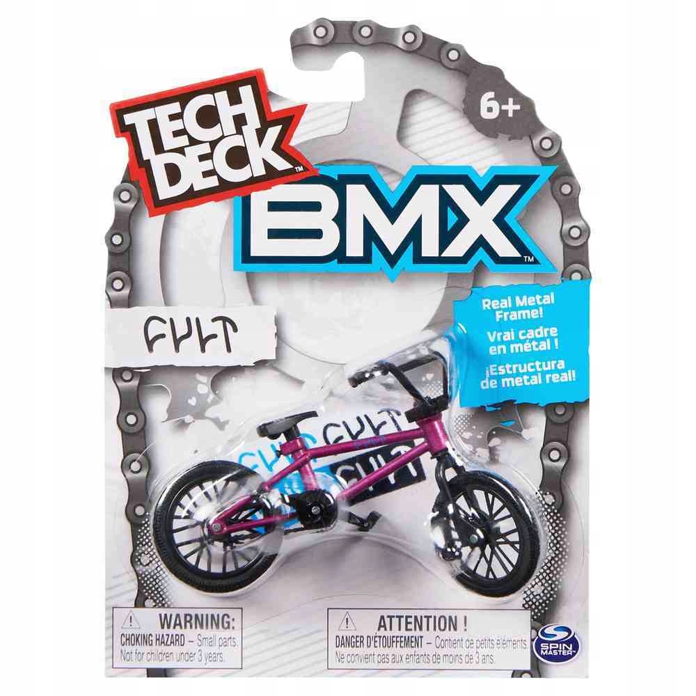 Tech Deck Zestaw Fingerbike Bmx Rower Na Palce Cult Naklejki