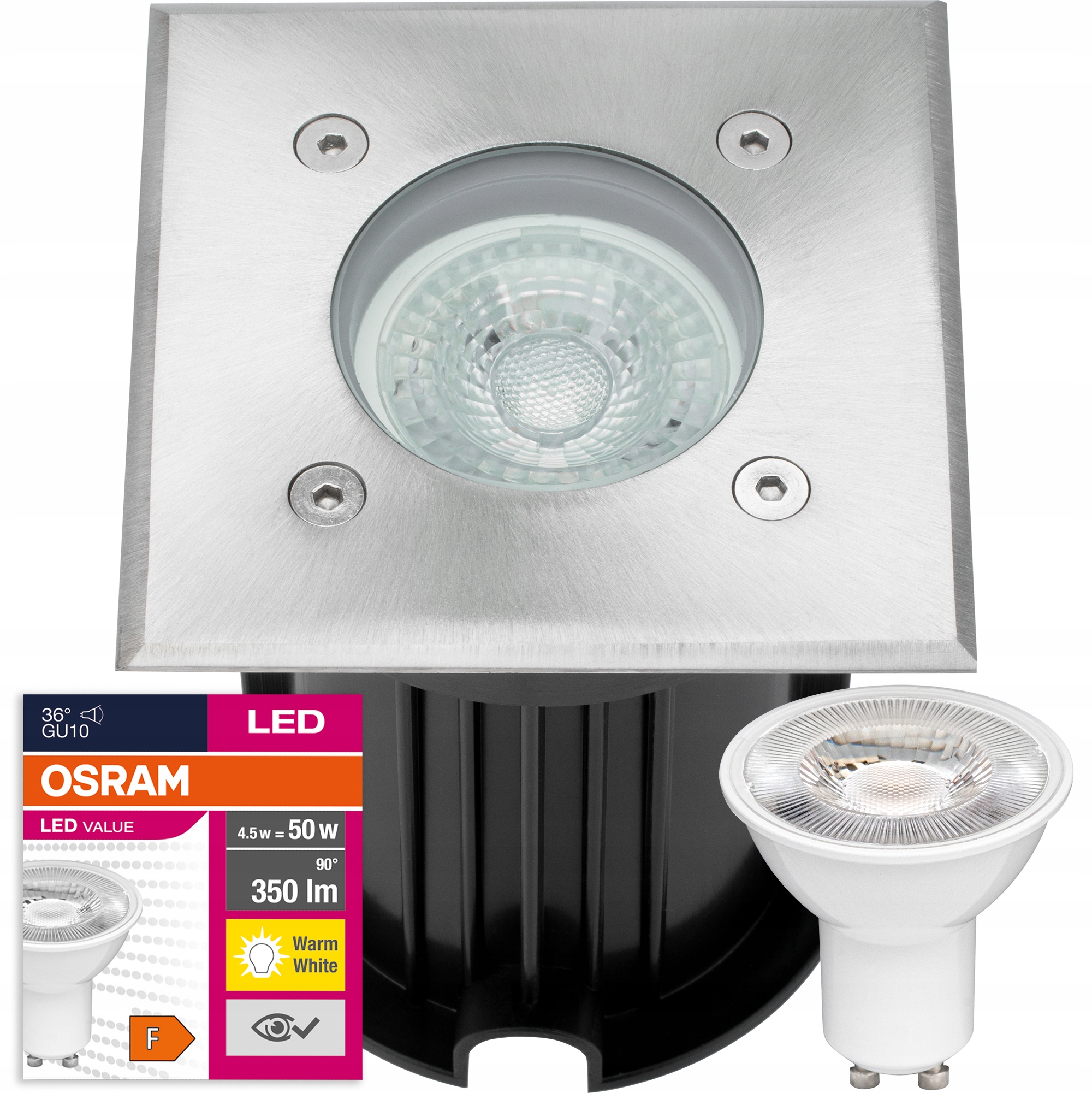 

Zestaw Oprawa Led Najazdowa GU10 5W Osram