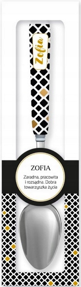 

Walentynkowy Black&gold łyżka Zofia