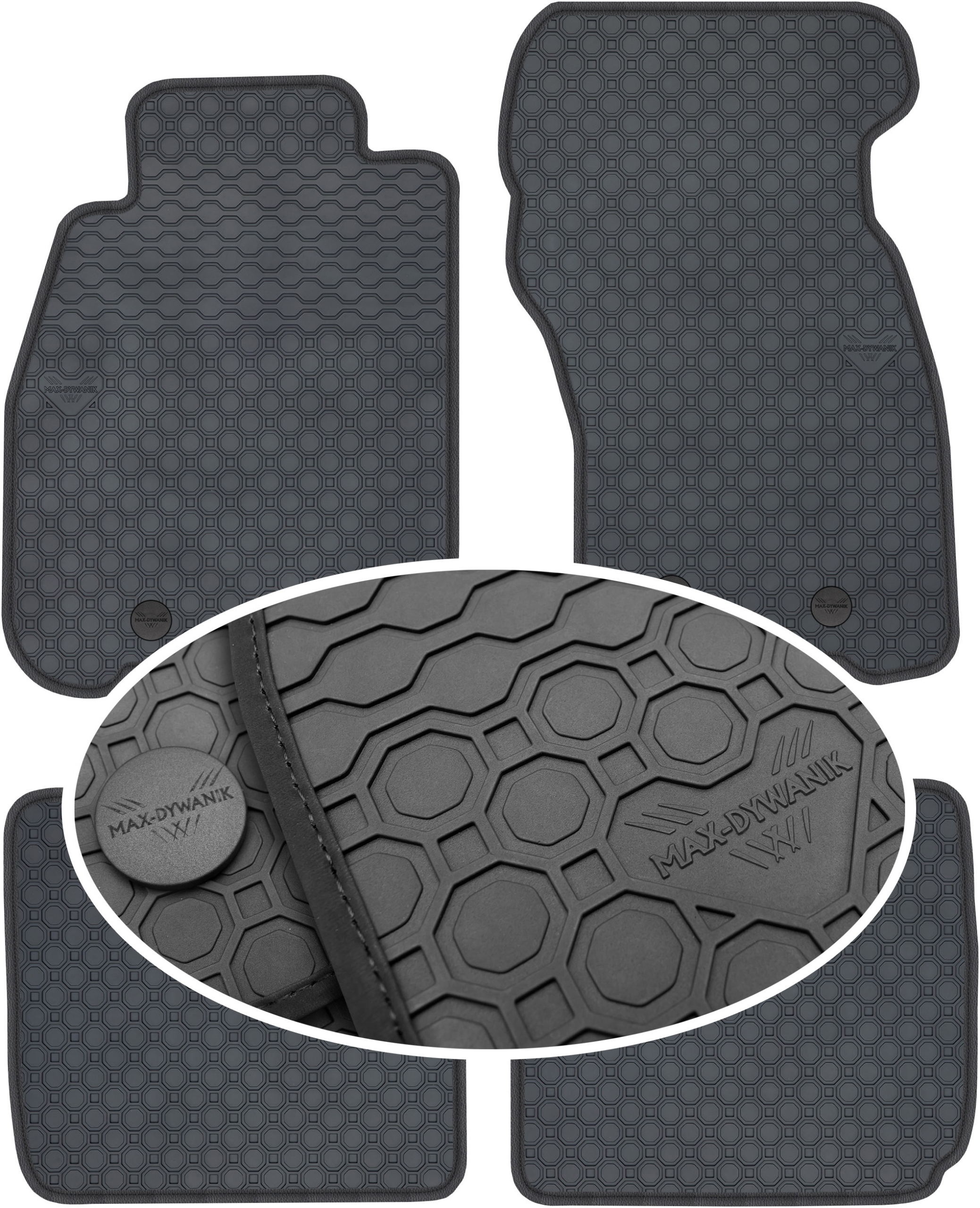 Volvo V40 I 1996-1999 Gumový koberec PrimeLiner čierny