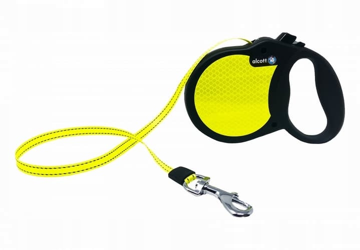 Levně Alcott Vodítko Visibility neonově žluté velikost L