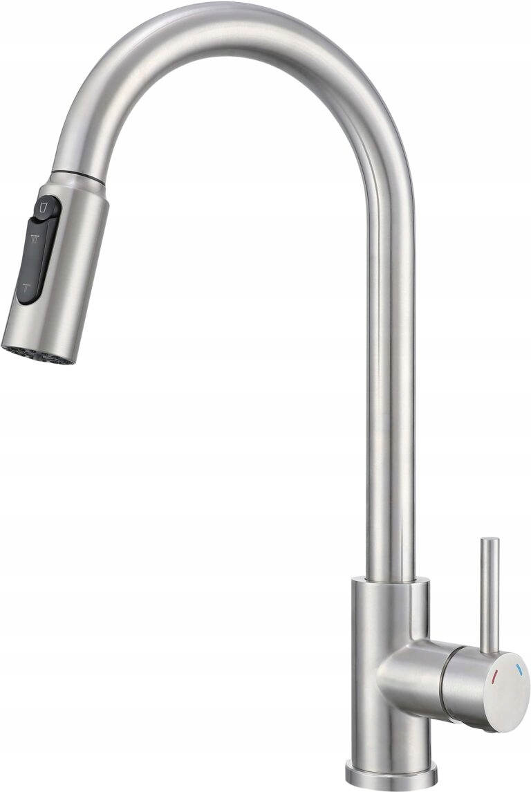 Kuchyňská baterie do dřezu s třícestným vytahovací sprcha, kohoutkem pro vodní filtr