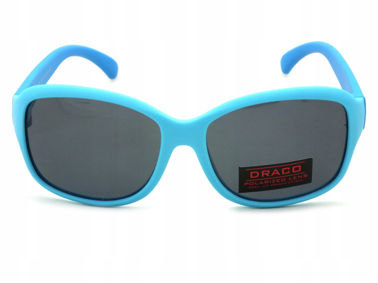 gumowe OKULARY sportowe DLA DZIECI polaryzacyjne NIEBIESKIE na rower UV400 EAN (GTIN) 5907714431432