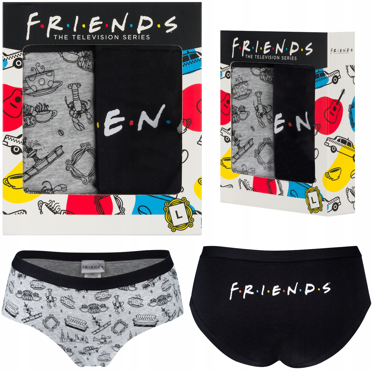 

2X Majtki Soxo Bielizna Damska Friends Serial