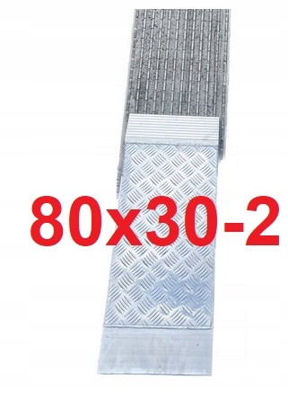 Alu Przedłużki Najazdy Aluminiowe Trapy Rampy przedłużenie najazdu 80x30R2
