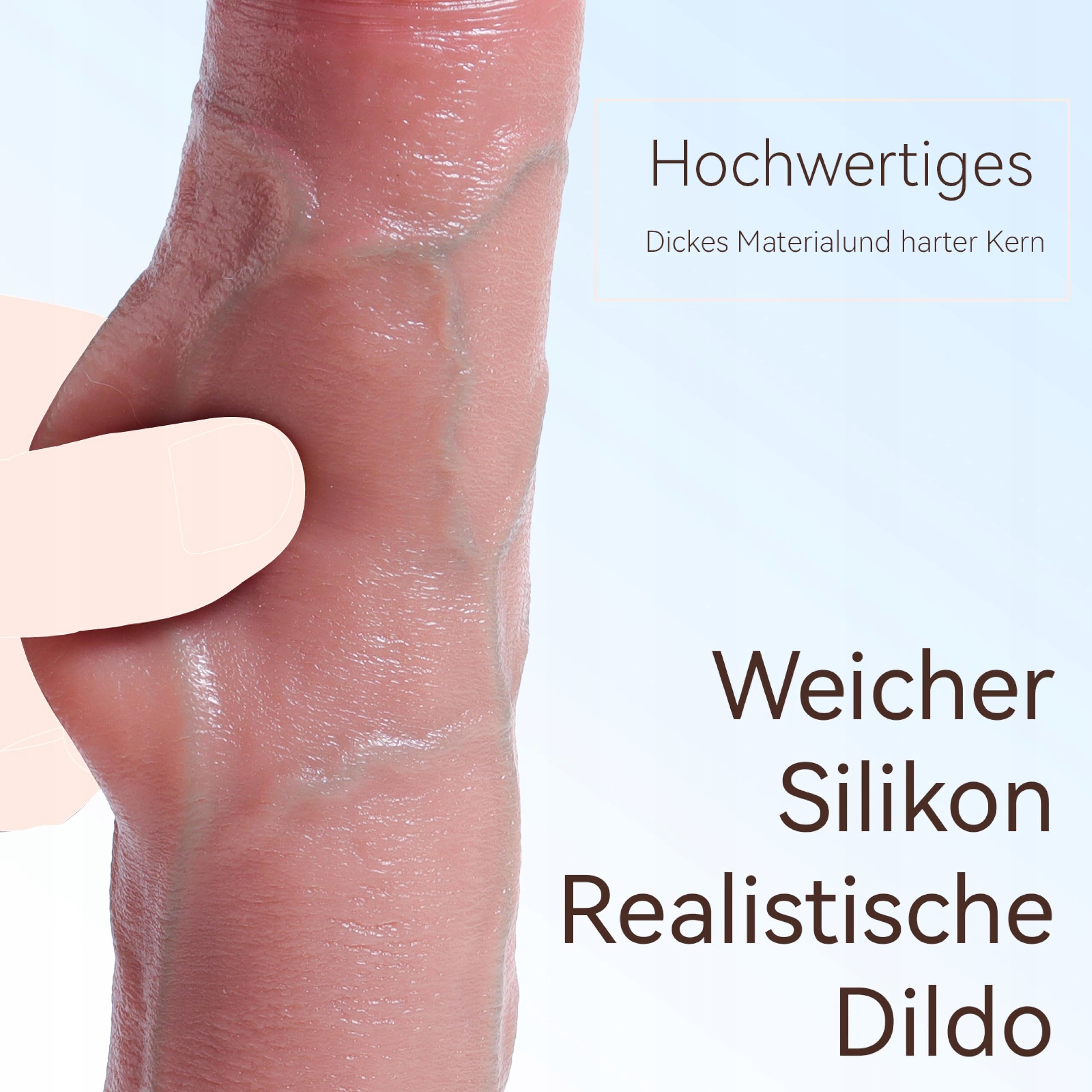 REALISTISCHE DILDO XXL Wibrator Elektryczny 30CM Z Silnym Przyssawką — miniatura 4