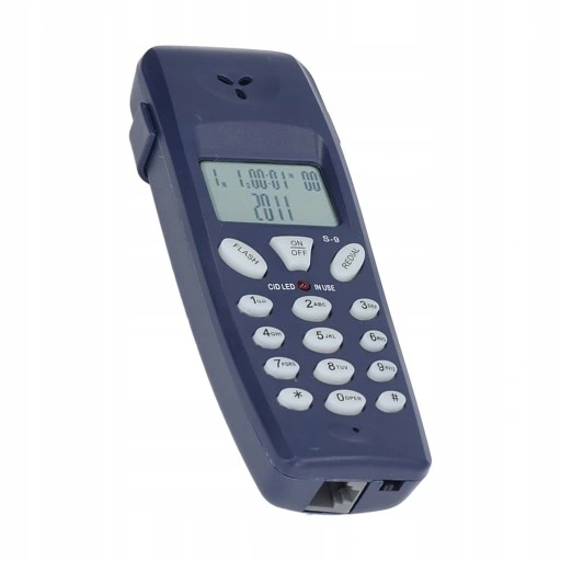TELEFONDLA STACJONARNY PRZEWODOWY Z FSK/DTMF 16-BITOWY WYŚWIETLACZ LCD