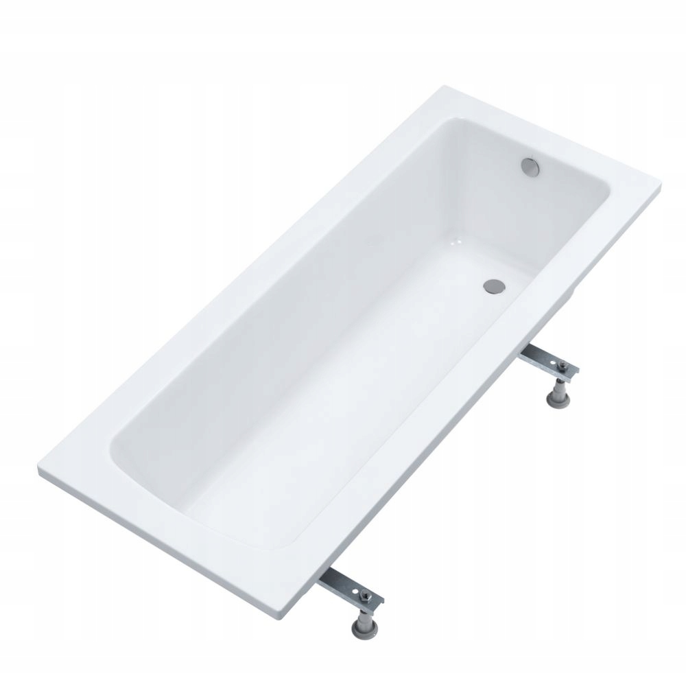 Akrylátová vana Standard Plus Praia 150x75x57 cm bílá s podstavcem