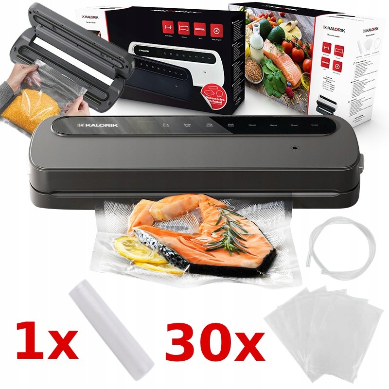 Zgrzewarka Próżniowa Do Żywności 110W Pakowarka XXL Zestaw Worków Rękaw