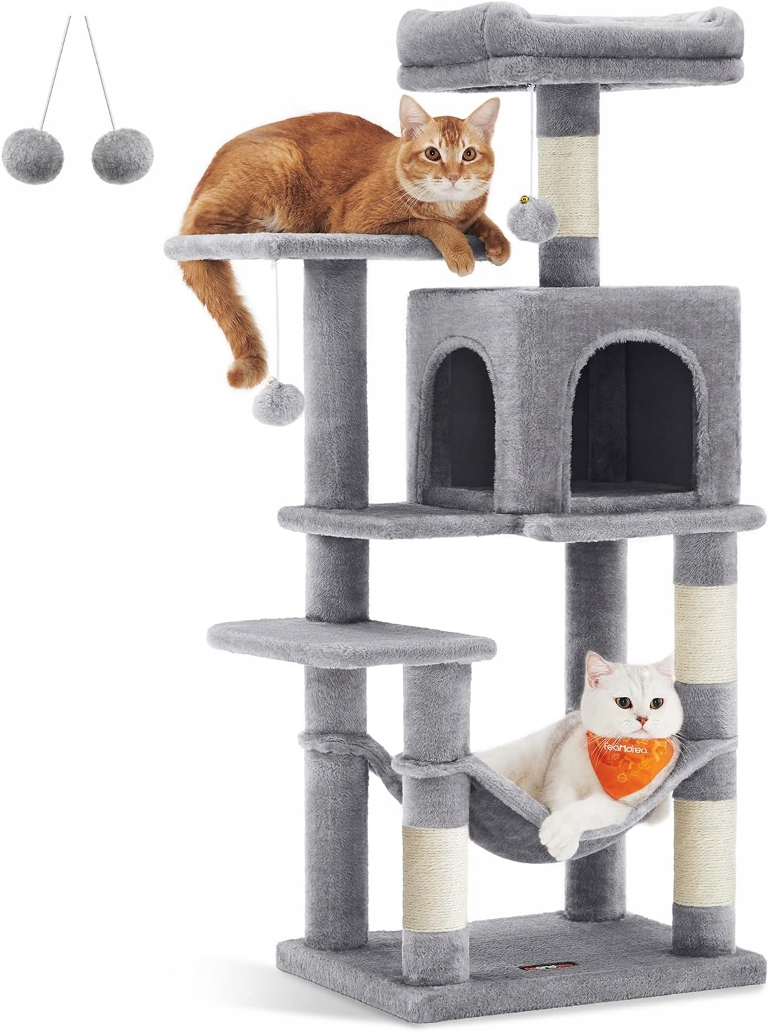 Zdjęcia - Drapak dla kota Wysoki  Kotów Legowisko Domek Słupek Wieża Hamak 112 cm XL