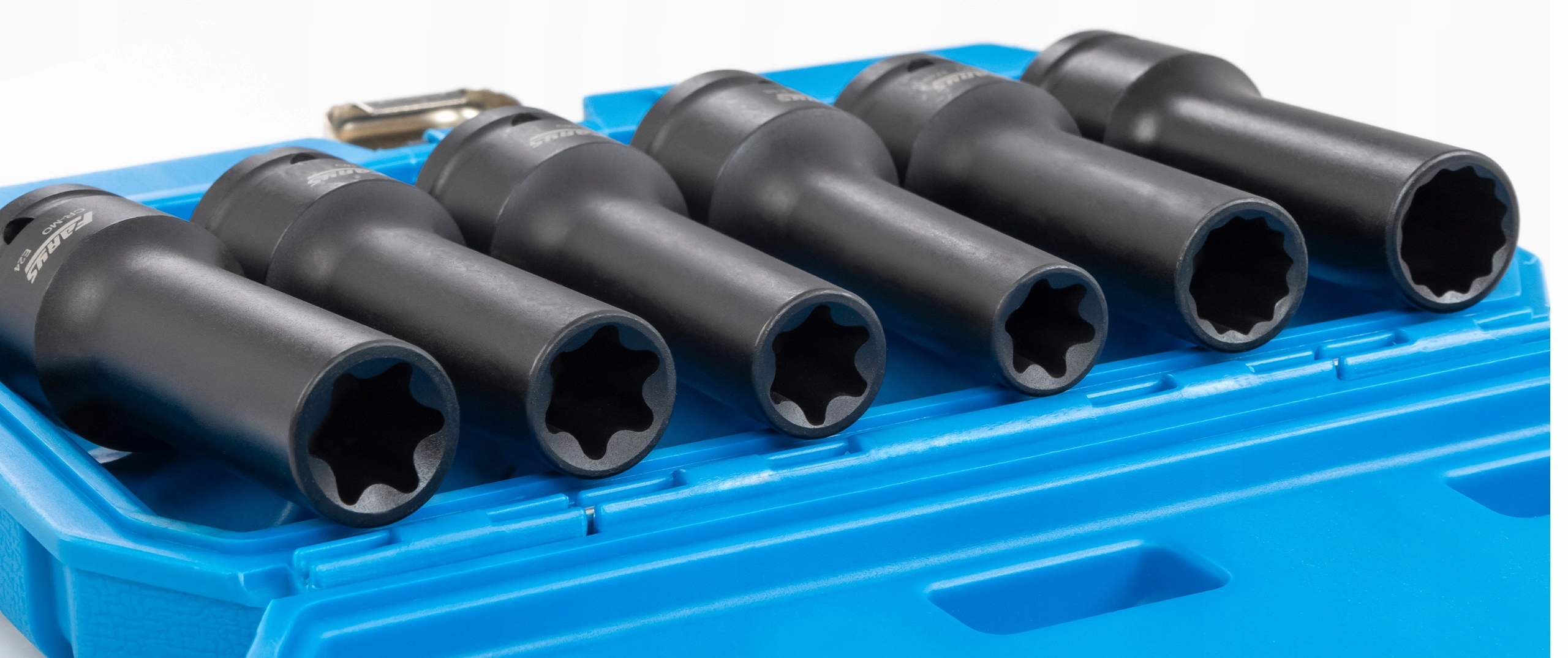 Sada Rázových Nástavců 3/4" Torx E18 E20 E22 E24 Spline 17/19mm FR2364