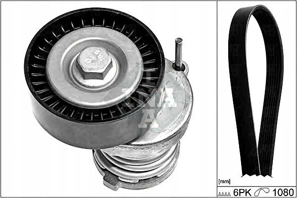 Sada Klínového Řemene Ina 6PK1080K1 K036PK1078 55