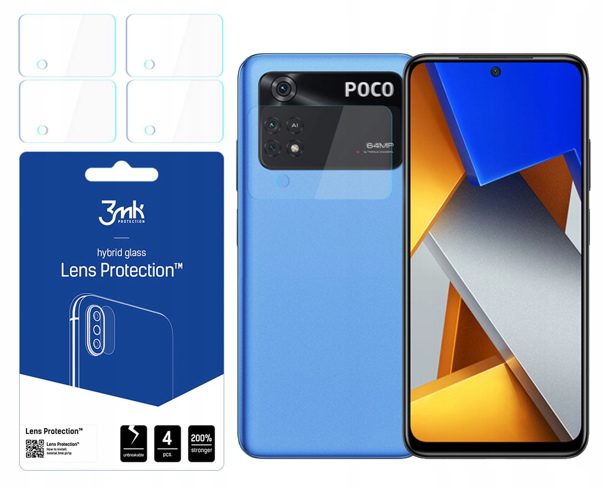 

Szkło na Obiektyw Lens 3MK do Xiaomi Poco M4 Pro