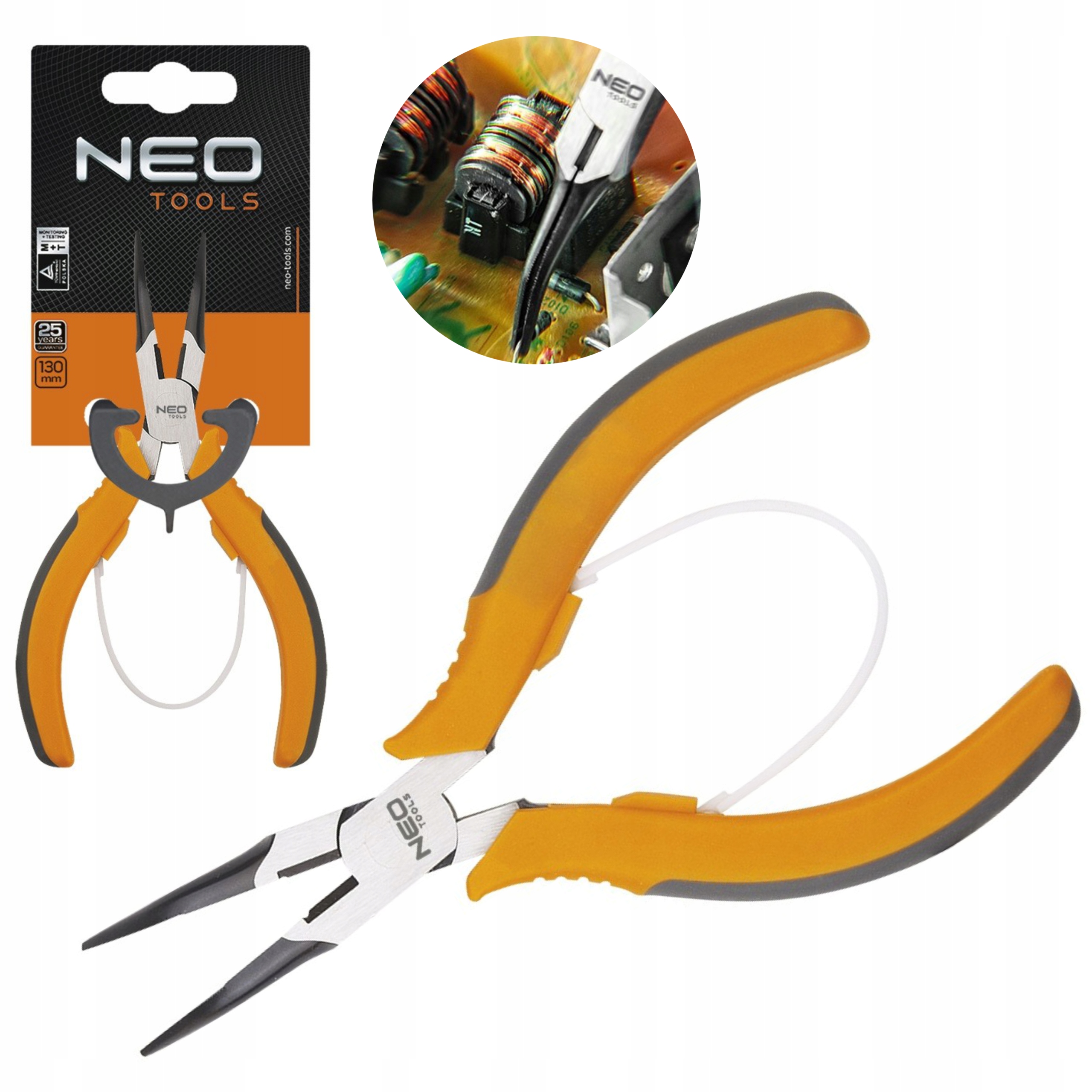 

Neo 01-103 Szczypce Boczne Tnące Wygięte 140MM