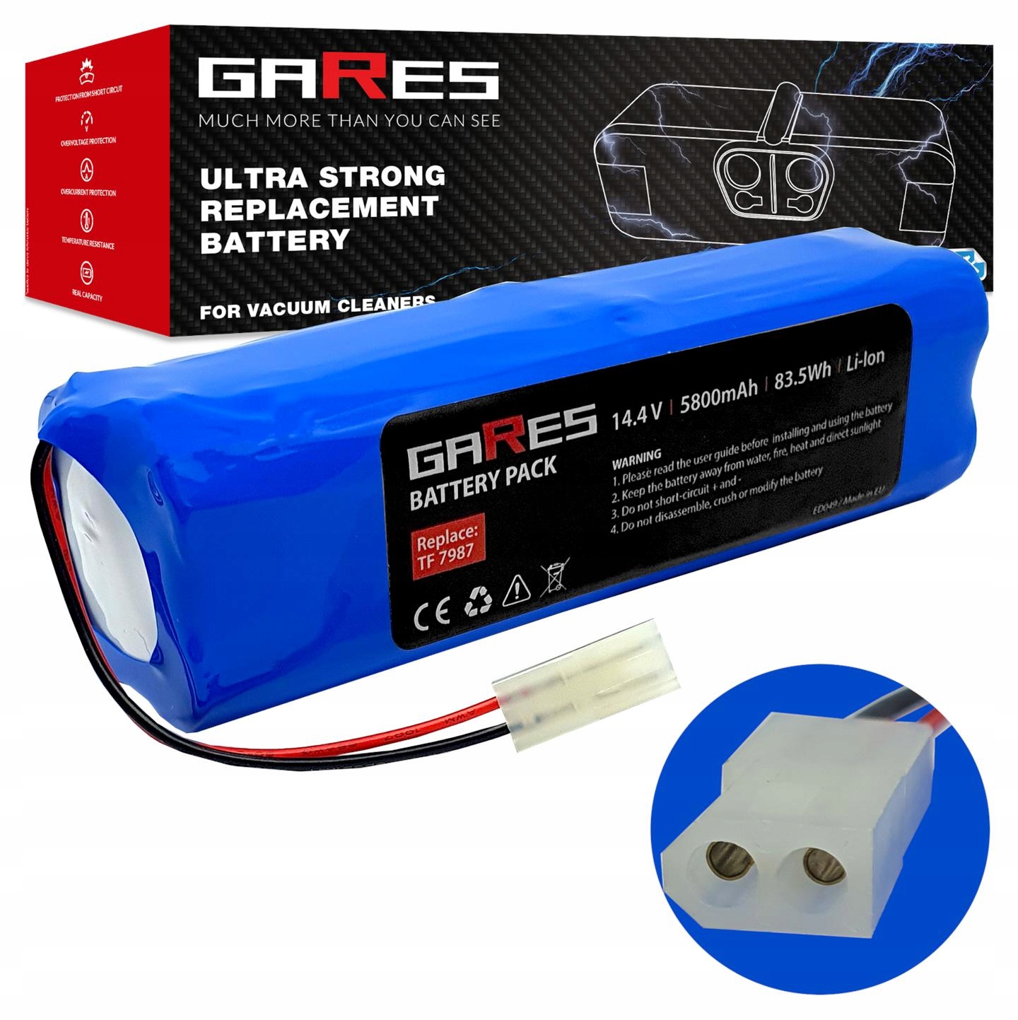 Bateria do Tefal Serie 95 RG7987 RG7975WH 14,4V 5,8Ah