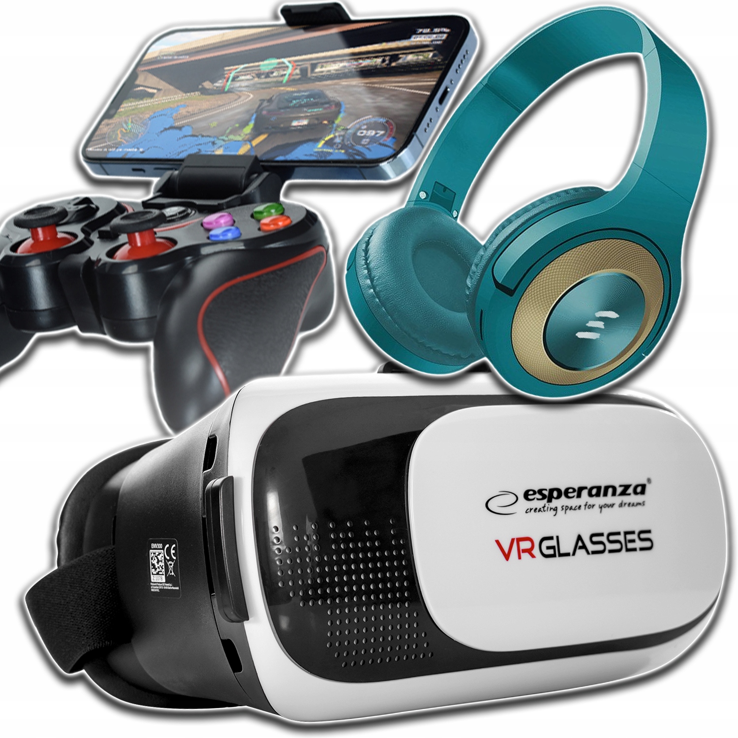 Vr Set Jako Dárek Pro Dítě 7 8 9 10LETÉHO Dítěte Brýle Vr Gamepad Sluchátka