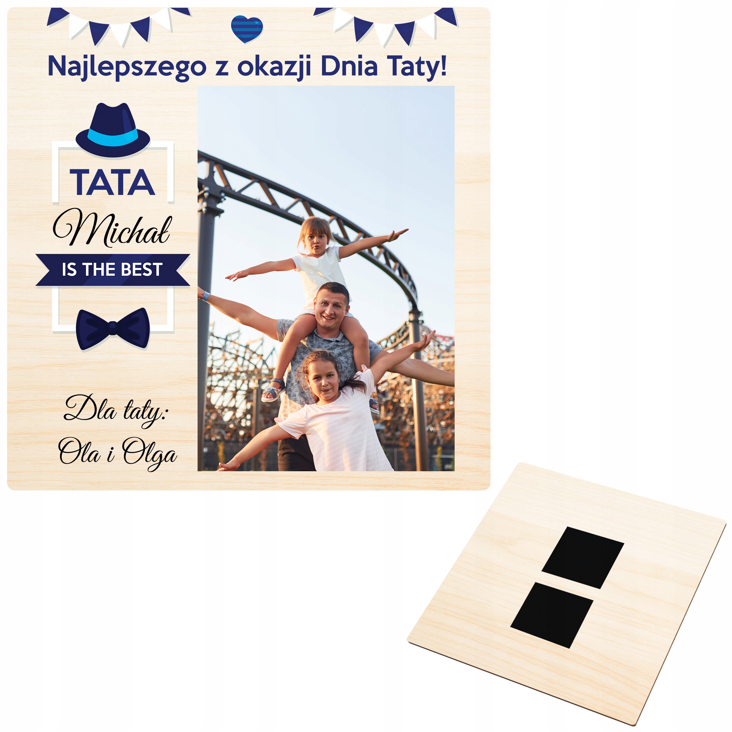 

Na Dzień Ojca Dla Taty Urodziny Ramka