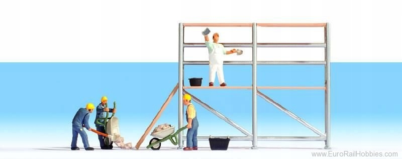 Noch 15054 Zedníci s lešením , Ho stupnice