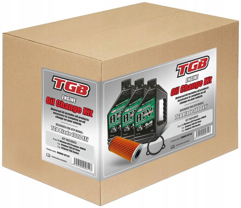 Súprava na výmenu motorového oleja filter, Tgb Blade 1000 CHANGE-KIT-02