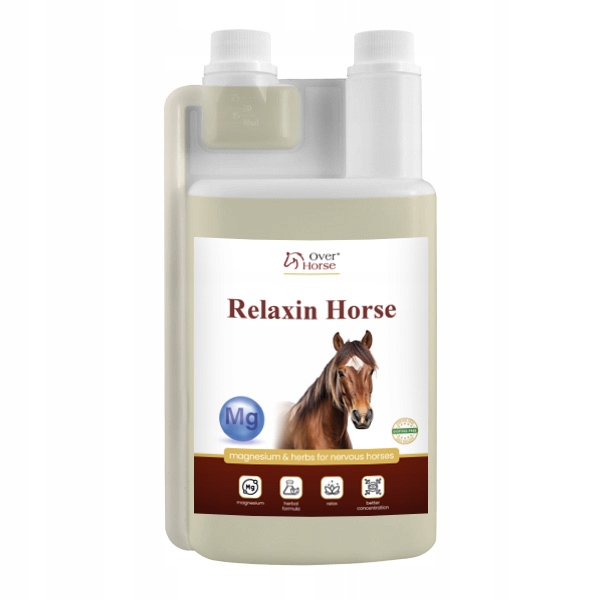 Doplněk stravy pro nervózní koně Over Horse Relaxin Horse 1 l