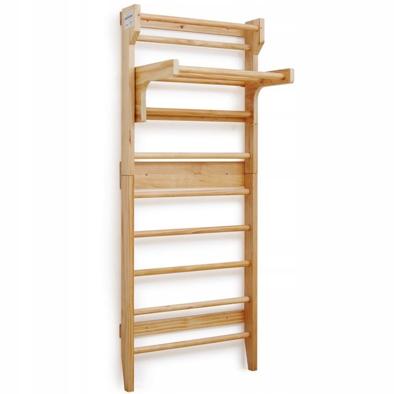 Physionics Fitness žebřiny 80 x 195 x 14 cm, posuvná hrazda