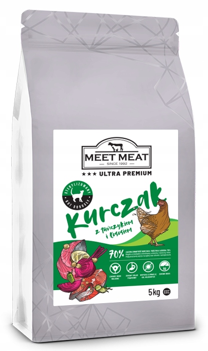 Meet Meat Cat Sterilised Chicken Tuna 5kg Kurczak