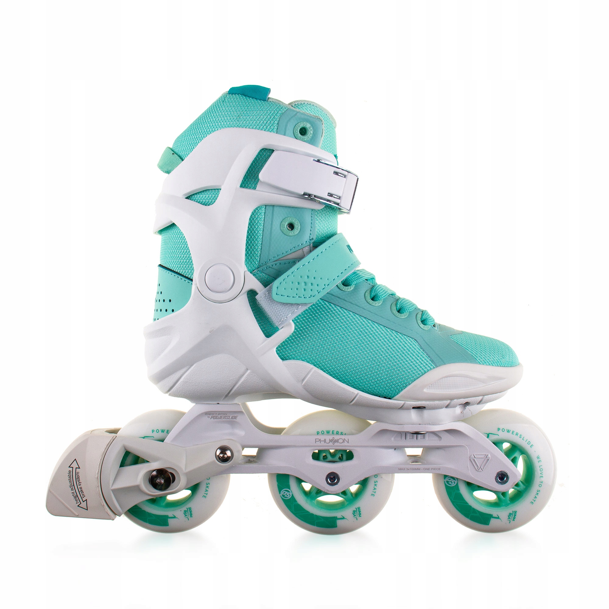 Rolki Damskie fitness Powerslide Phuzion Radon 3x90 37